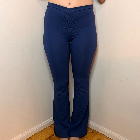 Miaou Elvis blue pant high waisted flare leg size medium - Picture 2 of 4